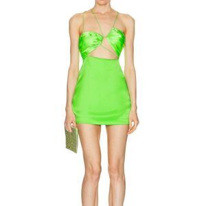 THE SEI Asymmetric Strappy Mini Dress